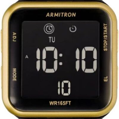 Armitron Sport Unisex Digital Chronograph Silicone Strap Watch, 40/8417