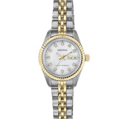 Armitron Women’s Genuine Crystal Accented Bracelet Watch, 75-2475