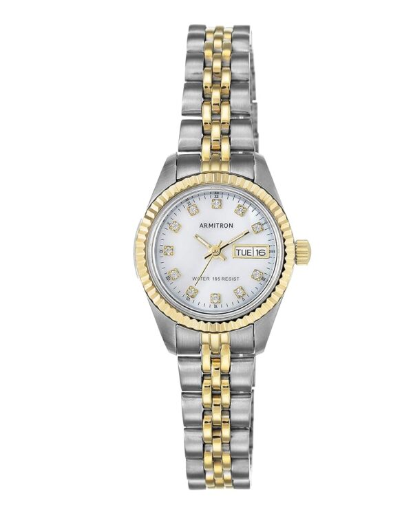 Armitron Women's Genuine Crystal Accented Bracelet Watch, 75-2475