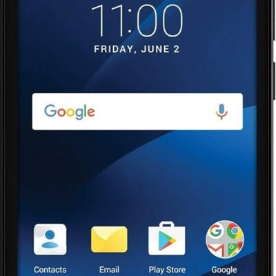 AT&T Prepaid Alcatel idealXCITE 6030B 5″ Android 7.0 Smartphone Cell Phone, 8GB, Black