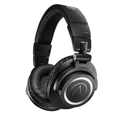 Audio-Technica ATH-M50xBT2 Wireless Over-Ear Headphones, Black