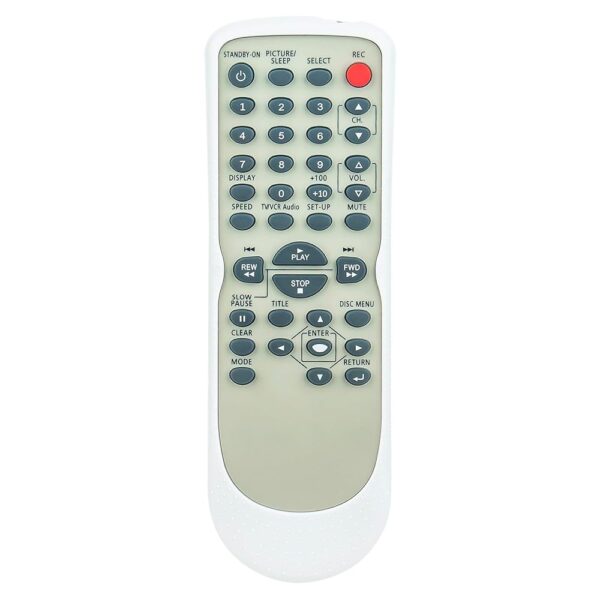 AULCMEET NF109UD New Replaced Remote Control Compatible with Magnavox TV DVD VCR Combo MWC24T5 MWC24T5B CT202SL8 CMWC20T6 CT202MW8 CT270MW8A MSD724G MWC20T6