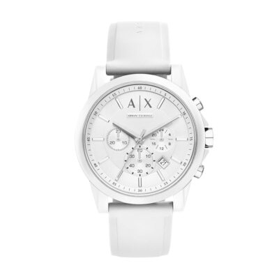 AX Armani Exchange Chronograph Watch for Men with Leather, Stainless Steel or Silicone Band