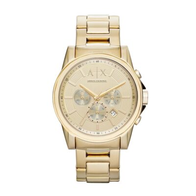 AX Armani Exchange Chronograph Watch for Men with Leather, Stainless Steel or Silicone Band