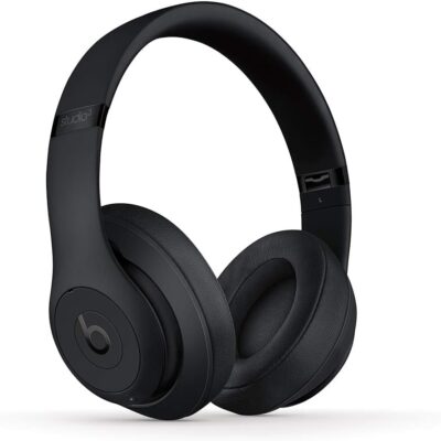 Beats Studio3 Wireless Noise Cancelling Over-Ear Headphones – Apple W1 Headphone Chip, Class 1 Bluetooth, 22 Hours of Listening Time, Built-in Microphone – Matte Black