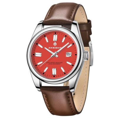 BENYAR AKNIGHT Mens Watch, Stylish Business Casual Stainless Steel Quartz Analog Wrist Watches for Men Women, Luminous Waterproof Date Gift