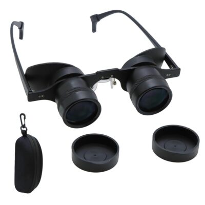 BLACKICE Binocular Glasses Hands Free, Professional Binocular Glasses for Fishing, Bird Watching, TV, Sports, Concerts, Theater, and Sightseeing, Portable Binoculars and Opera…