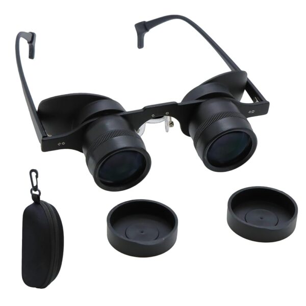 BLACKICE Binocular Glasses Hands Free, Professional Binocular Glasses for Fishing, Bird Watching, TV, Sports, Concerts, Theater, and Sightseeing, Portable Binoculars and Opera...