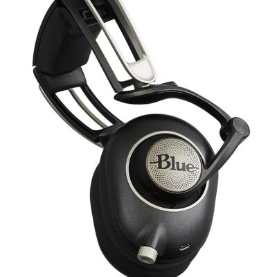 Blue Sadie Premium Headphones with Built-in Amp, Black (7068)