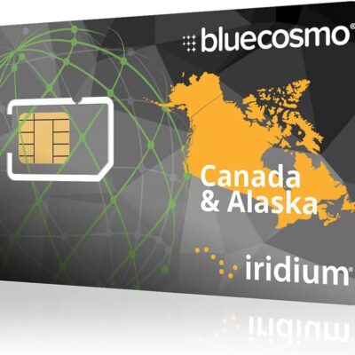 BlueCosmo Iridium Canada Alaska Northern Lights Prepaid Plan 200 Minutes 6 Month Validity