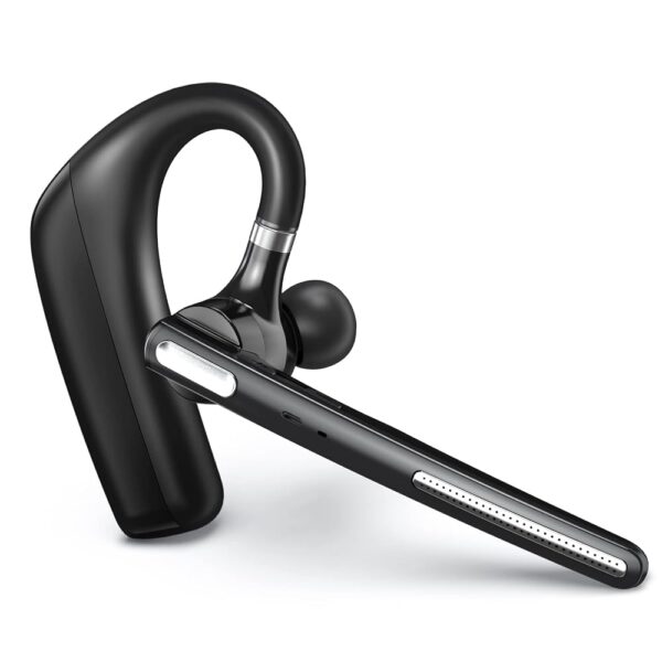 Bluetooth Headset - Wireless Headset with Microphone 90 Days Standby/110 Hours Talktime, Bluetooth Earpiece for Cell Phone/PC Tablet/Laptop Computer, Headphones for...