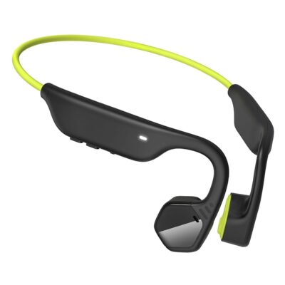 Bone Conduction Headphones, Headphones Wireless Bluetooth, Waterproof Noise Canceling Open Ear Headphones with Microphone for Running, Cycling and Fitness (P10)