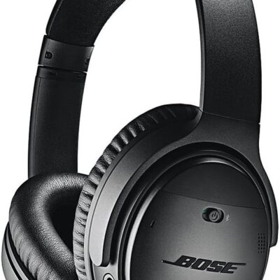 Bose QuietComfort 35 (Series II) Wireless Headphones, Noise Cancelling – Black (Renewed)