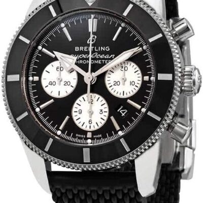 Breitling Superocean Heritage II Chronograph Automatic Chronometer Black Dial Men’s Watch AB0162121B1S1