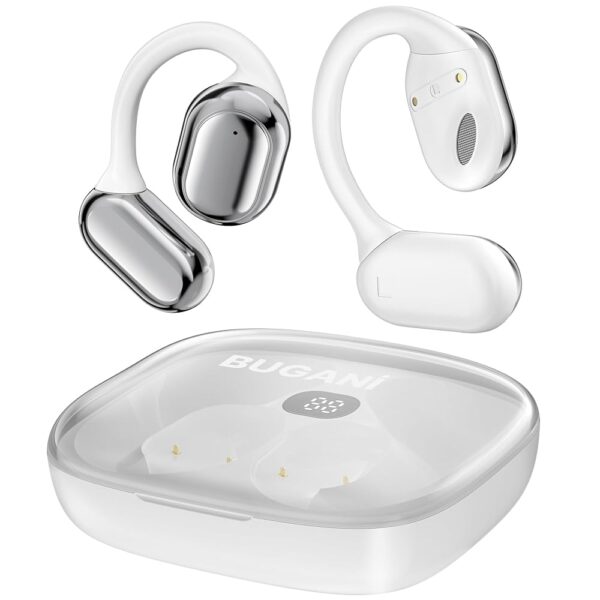 BUGANI Open Ear Headphones, Bluetooth 5.3 Wireless Headphones with Dual Large Driver, Open Ear Earbuds with Immersive Stereo Sound, ENC Clear Talk, 30H Playtime, Waterproof...