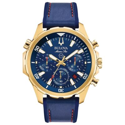 Bulova Marine Star – 97B168 Blue One Size