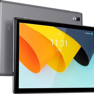 BYYBUO SmartPad A10_L Tablet 10.1 inch Android 13 Tablets, 4GB RAM 64GB ROM Quad-Core Processor 5000mAh Battery, 1280×800 IPS HD Touchscreen 5MP+8MP Camera, Bluetooth,WiFi (Grey)