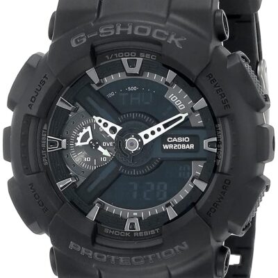 Casio G-Shock Ana-digi World Time Black Dial Men’s watch #GA110-1B