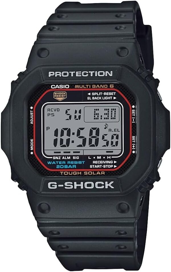 Casio G-Shock GWM5610-1 Men's Solar Black Resin Sport Watch