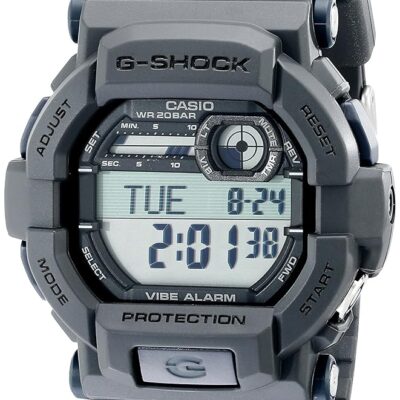 Casio G-Shock Quartz Watch with Resin Strap, Grey, 18 (Model: GD350-8), Black