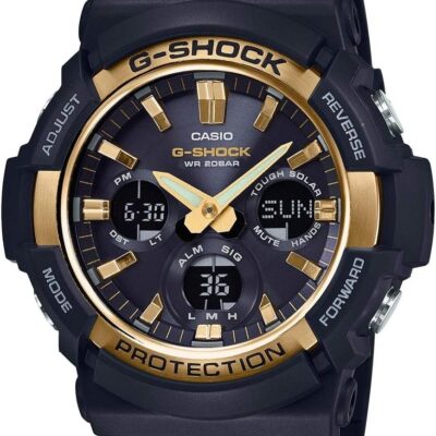 Casio GAS100G-1A G-Shock Tough Solar Men’s Watch Black 55.1mm Resin/Aluminum case