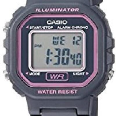 Casio LA20WH Series | Women’s Digital Watch | Water Resistant | 100 SEC Chronograph | Alarm | LED Illuminator | 5-Year Battery