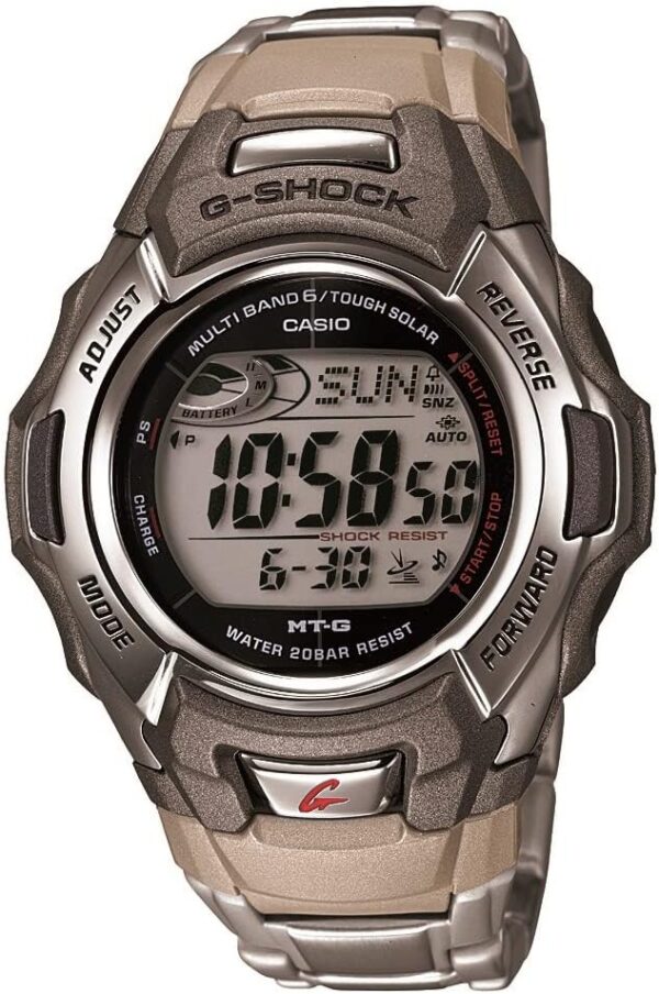 Casio Men's G-Shock MTGM900DA-8CR Tough Solar Atomic Stainless Steel Sport Watch