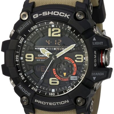 Casio Men’s GG-1000-1A5CR G Shock Analog-Digital Display Quartz Beige Watch