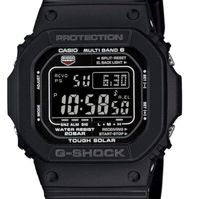 Casio Men’s GW-M5610-1BJF G-Shock Solar Digital Multi Band 6 Black Watch