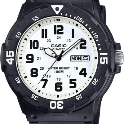 Casio Men’s MRW200H-7BV Classic Analog Display Quartz Black Watch