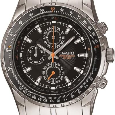 Casio Men’s MTP4500D-1AV Slide Rule Bezel Analog Chronograph Aviator Watch