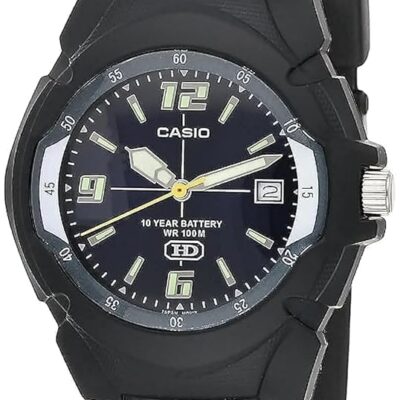 Casio Men’s MW600F-2AV Sport Watch with Black Resin Band