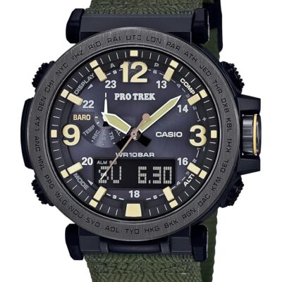 Casio Men’s PRG-600YB-3CR PRO TREK Analog-Digital Display Quartz Green Watch (PRG600YB-3)