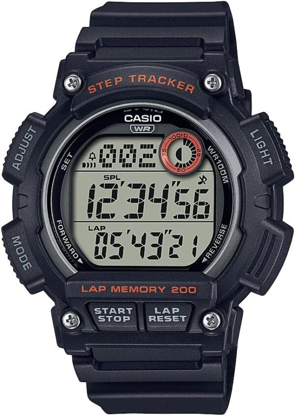 Casio Men's Quartz Sport Watch with Plastic Strap, Black, 24 (Model: WS2100H-8AV), Grey