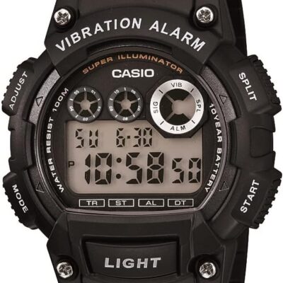 Casio Men’s W735H-1AVCF Super Illuminator Black Watch