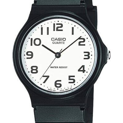 Casio MQ-24 Resin Wristwatch, Casio Collection, Black/White (Letter), 1個, Newest Model