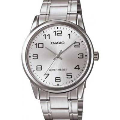 Casio #MTP-V001D-7B Men’s Standard Stainless Steel Easy Reader Silver Dial Watch