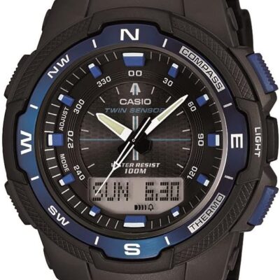 Casio Sports Japanese-Quartz Watch with Resin Strap, Black, 18 (Model: SGW500H-2BV)