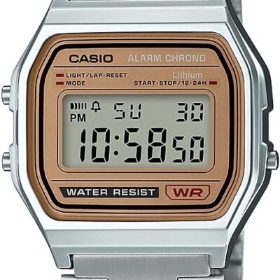 Casio Vintage A158WEA-9CF Casual Classic Digital Gold Bracelet Watch