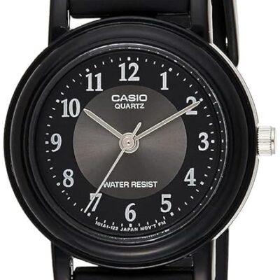 Casio Women’s LQ139A-1B3 Black Classic Analog Casual Watch