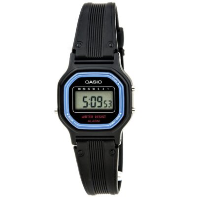 Casio Women’s Vintage LA11WB-1 Sport Black Resin Band Watch