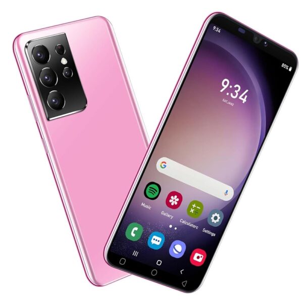 Cheap Smartphone, 5.0 Inch Dual SIM 3G Unlocked Mobile Phone, Quad Core 16GB ROM, Android 9.0, Dual Camera, GPS/WiFi/Bluetooth/Face ID Cell Phones (Pink)