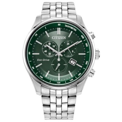 Citizen Men’s Classic Corso Eco-Drive Watch, Chronograph, 12/24 Hour Time, Date, Sapphire Crystal