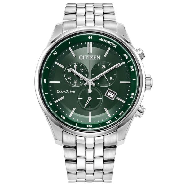 Citizen Men's Classic Corso Eco-Drive Watch, Chronograph, 12/24 Hour Time, Date, Sapphire Crystal