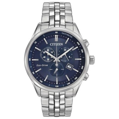 Citizen Men’s Classic Corso Eco-Drive Watch, Chronograph, 12/24 Hour Time, Date, Sapphire Crystal