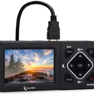 ClearClick HD Video Capture Box Ultimate – Capture and Stream Video from HDMI, RCA, VHS, VCR, DVD, Camcorders, Hi8