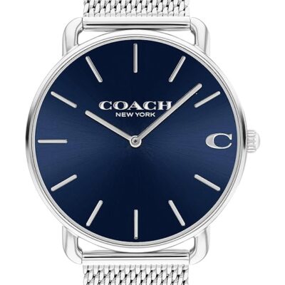 Coach Elliot Men’s Watch | Contemporary Minimalism with Distinctive Artistry | A True Classic Designed for Every Occasion | Water Resistant