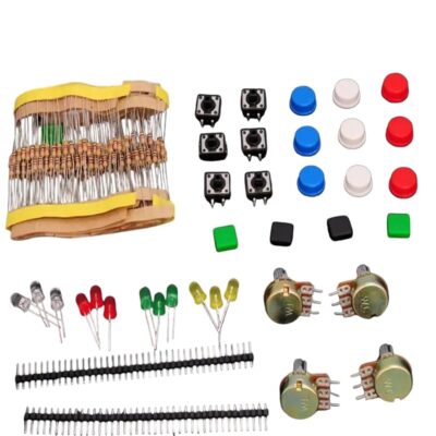 Component Kit (Carbon Film Resistor+LED+WTH148 Potentiometer) Electronic Component Kits Normal Parts Assorted Set Pack New for Arrival 2025 High for Quality