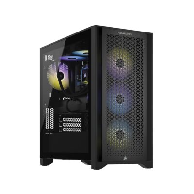 Corsair Vengeance i7500 Series Gaming PC – Liquid Cooled Intel Core i9 14900KF CPU – NVIDIA GeForce RTX 4090 GPU – 64GB Vengeance RGB DDR5 Memory – 2TB M.2 SSD – Black