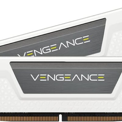 CORSAIR VENGEANCE RGB DDR5 RAM 64GB (2x32GB) 5600MHz CL36 Intel XMP iCUE Compatible Computer Memory – White (CMH64GX5M2B5600C36W)